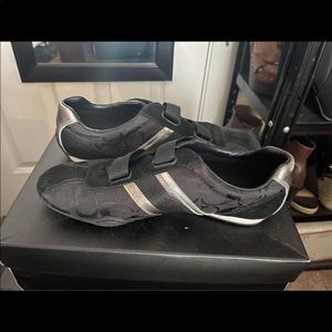 GUC AUTHENTIC COACH SLIPS ONS WOMENS SZ 7.5, black